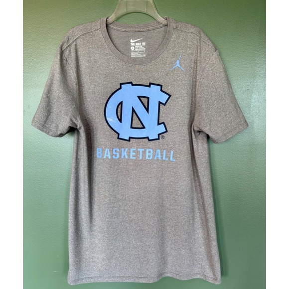 Nike Jordan Brand Other - Nike Jordan UNC Tar Heels Basketball T-Shirt Mens Large Grey North Carolina